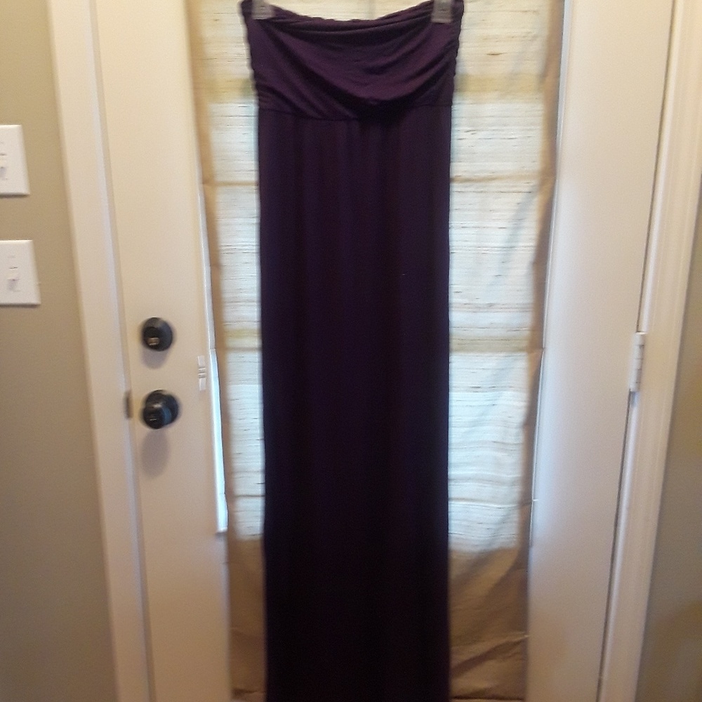 Purple maxi dress